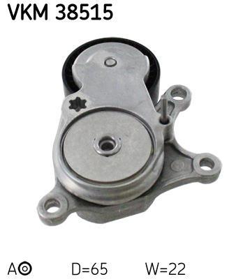 Rolo tensor da correia trapezoidal estriada SKF ref. VKM 38515